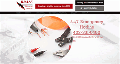 Desktop Screenshot of braseelectrical.com